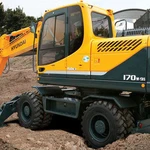 фото Колёсный Экскаватор Hyundai R180W-9S