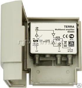 Фото Усилитель телевиз. МА 064 МИ/ДМВ, 30/38дБ МА 064