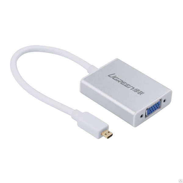 Фото Преобразователь сигнала microHDMI в VGA+Аудио UGreen UG-40222