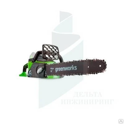 Фото Пила аккумуляторная цепная GreenWorks GD40CS40