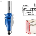 фото Кромочная фреза по дереву фигурная 25,4x41 мм №5 Зубр 28716-25.4