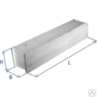 Фото Блок фундаментный сплошной (ФБС 4-4-2) 400х400х200мм