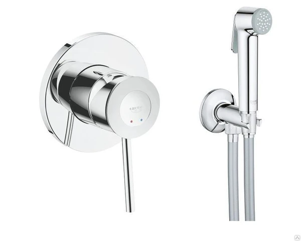 Фото Гигиенический комплект Grohe BauClassic 124902 Grohe