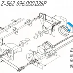 фото Экран III P Z-562.096.000.026P на пресс-подборщик Metal-Fach Z-562