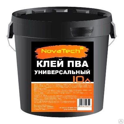 Фото Клей ПВА NovaTech универсальный 10 кг