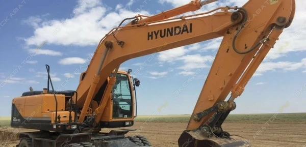 Фото Аренда колесного экскаватора Hyundai R210W-9S, Арзамас