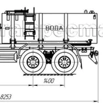 фото АЦПТ объём от 6 до 7,5 м.куб. на шасси Урал 4320-4112-81