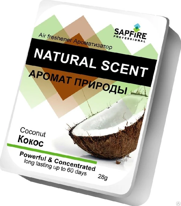 Фото Ароматизатор NATURAL SCENT, Sapfire Кокос