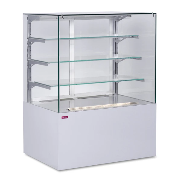 Фото Витрина кондитерская охлаждаемая UNIS Cube II Transparent 1000 Pearl White