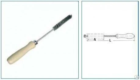 Фото Щетки для чистки отверстий, гофрированная стальная проволока