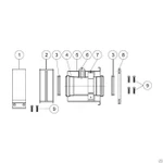 фото Дымоход PROTHERM 60/100 Адаптер дымохода с ревизионным отверстием, для котл