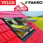 фото Мансардные окна FAKRO, VELUX, ROTO