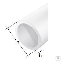 Фото Трубка пластиковая ф 7х1000мм (толщина стенки 1,0мм) белая