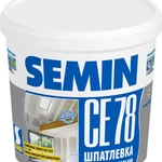 фото Шпатлевка SEMIN CE78 универсальная (белая крышка) 25кг