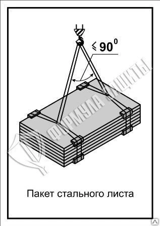 Фото Схема «Пакет стального листа» (300х400 мм)