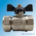 Фото №3 Кран для металлопластиковых труб 20х3/4&quot; AQUALINK Ц-ВР