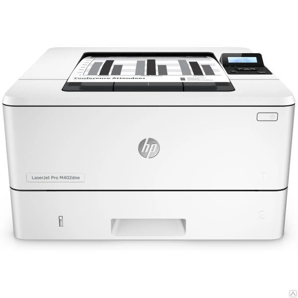 Фото Принтер HP LaserJet Pro M402dne, A4, LAN, USB