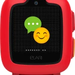 фото Детские умные часы Elari KidPhone 3G красные