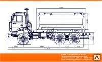 Фото Автоцистерна на шасси КАМАЗ-53228 модели 577302