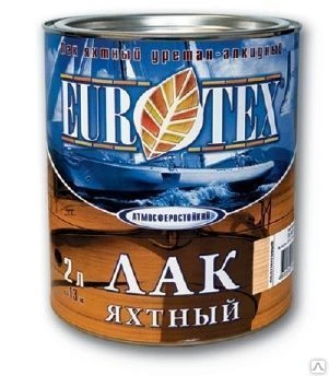 Фото Eurotex лак яхтный 2,0л