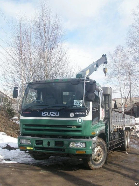 Фото Аренда кран-борта isuzu giga