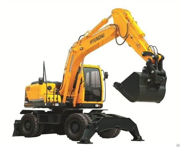 Фото Колесный экскаватор Hyundai R140W-9S