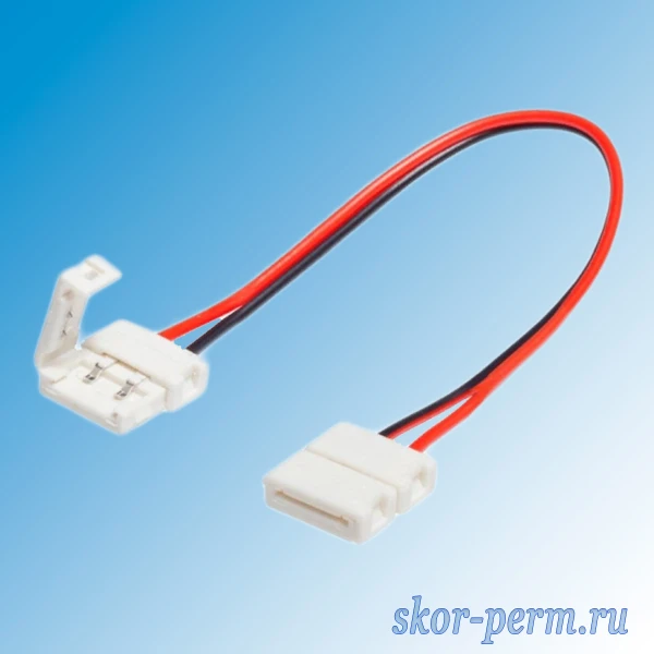 Фото Коннектор LED-ленты 8 мм, 2 pin 3528 двухсторонний