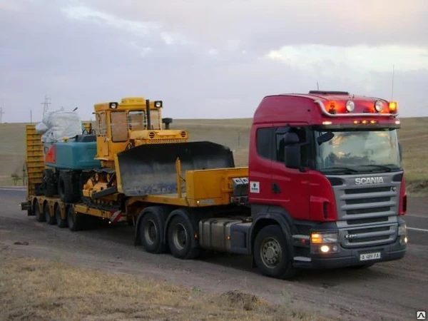 Фото Негабаритные перевозки тралом от20 тн до 100 тн