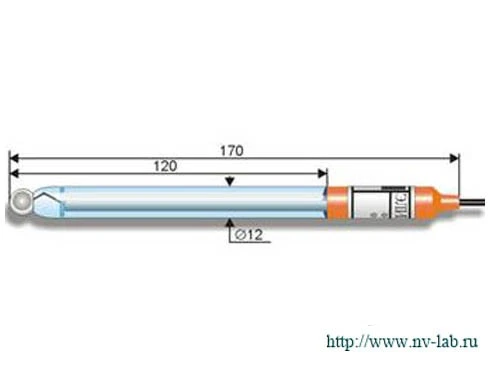 Фото Электрод ионоселективный ЭЛИС-142Li (стеклянный)