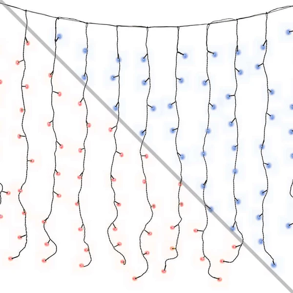 Фото Гирлянда занавес 200х100см LDCL200-MG "Magic" 200 LED RGB IP20 разноцв. SHLights 4690601032645