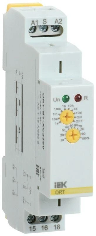 Фото Реле задержки выключения ORT 1 конт. 230В AC IEK ORT-B1-AC230V