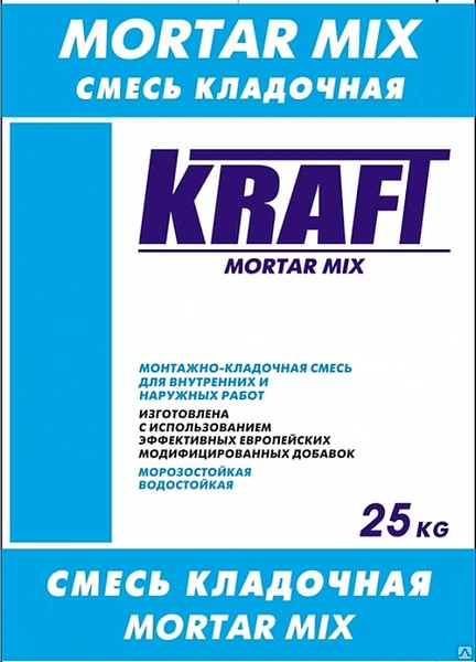 Фото Кладочная смесь, KRAFT, 25кг KRAFT