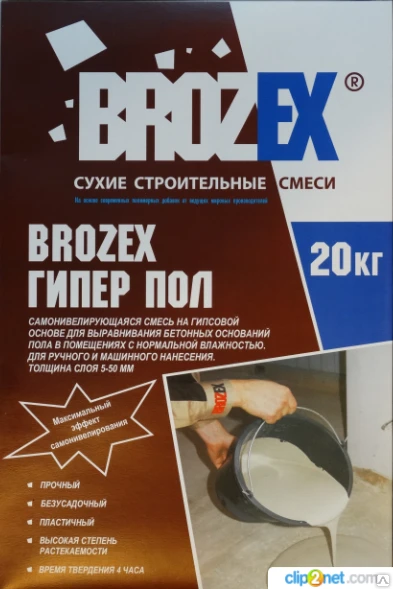 Фото Наливной пол, Brozex 20 кг