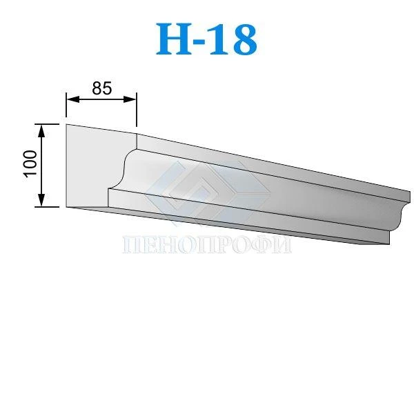 Фото Фасадные наличники из пенопласта (пенополистирола) Н-18 ПСБ-С-35