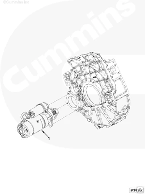 Фото Стартер 24V/5,5kW (10з/D=39) на двигатель Cummins ISBe250 ISDe230 4930605