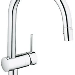 фото Grohe Minta Touch 31358000 Сенсорный смеситель для мойки с выдвижным излив