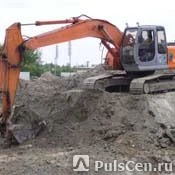 Фото Аренда экскаватора Hitachi-ZX200, ковш - 0,8 м3. и услуги по прокладке труб