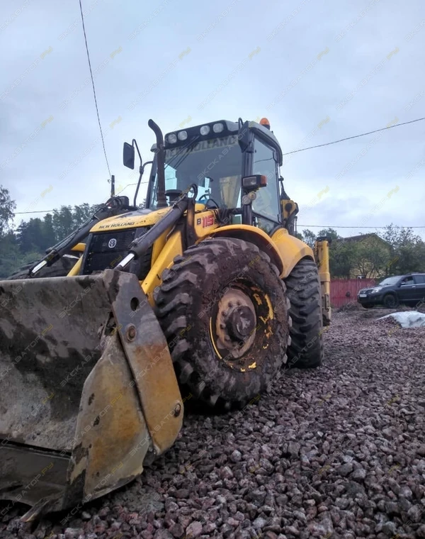 Фото Аренда экскаватора-погрузчика New Holland B115B, Санкт-Петербург