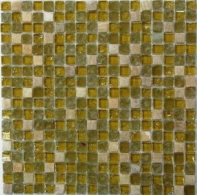 Фото Мозаика BONAPARTE Glass Stone 3 300х300 стеклянная с камнем