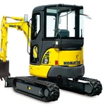 фото Аренда мини-экскаватора Komatsu PC35MR-3 (гусеничный)