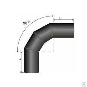 Фото Отвод ПНД 90 гр SDR 11 d315