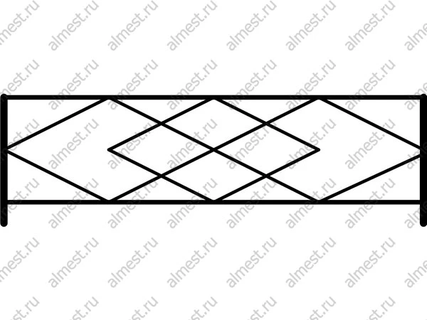 Фото Ограждение газонное AB-5003