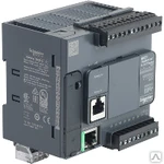 фото Компактный базовый блок m221-16io транзист источник ethernet