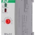 фото Реле времени RV-01 (задержка вкл. (1..120сек) 230В 16А 1перекл. IP20 монтаж на DIN-рейке) F&F EA02.001.007