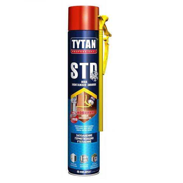 Фото Монтажная пена бытовая Tytan Professional STD Эрго (750 мл) зимняя