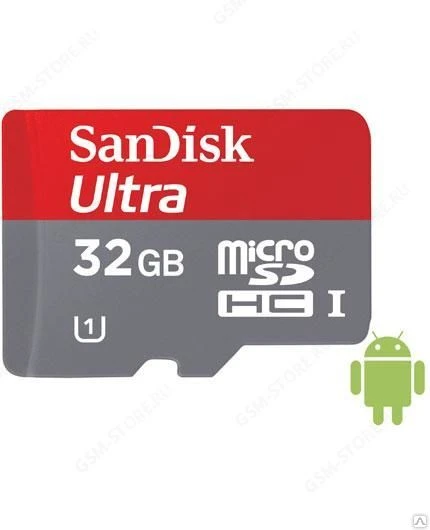 Фото Карта памяти SanDisk Ultra microSDHC 32GB