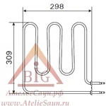 Фото №4 ТЭН Harvia ZSB-224 (1500 W, для печей Vega BC45, BC45E)