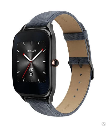 Фото Умные часы ASUS ZenWatch 2 WI501Q leather Dark Blue