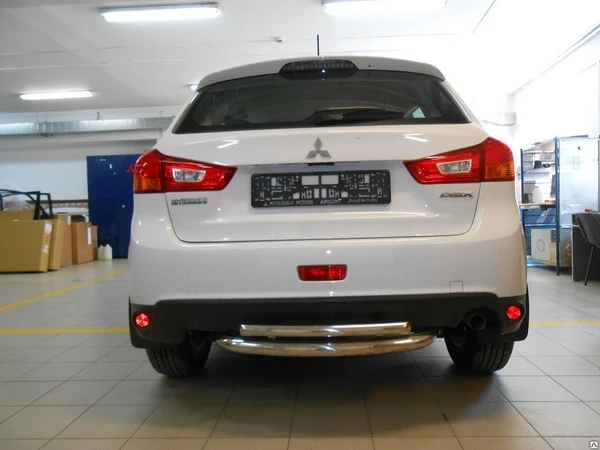 Фото Тюнинг авто. Защита заднего бампера на Mitsubishi ASX