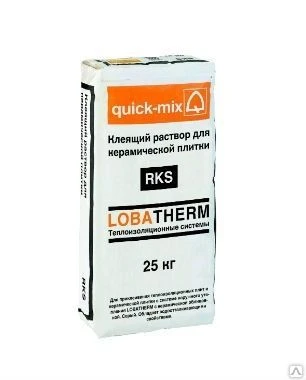 Фото Клеящий раствор для керамической плитки RKS 25кг Quick-mix